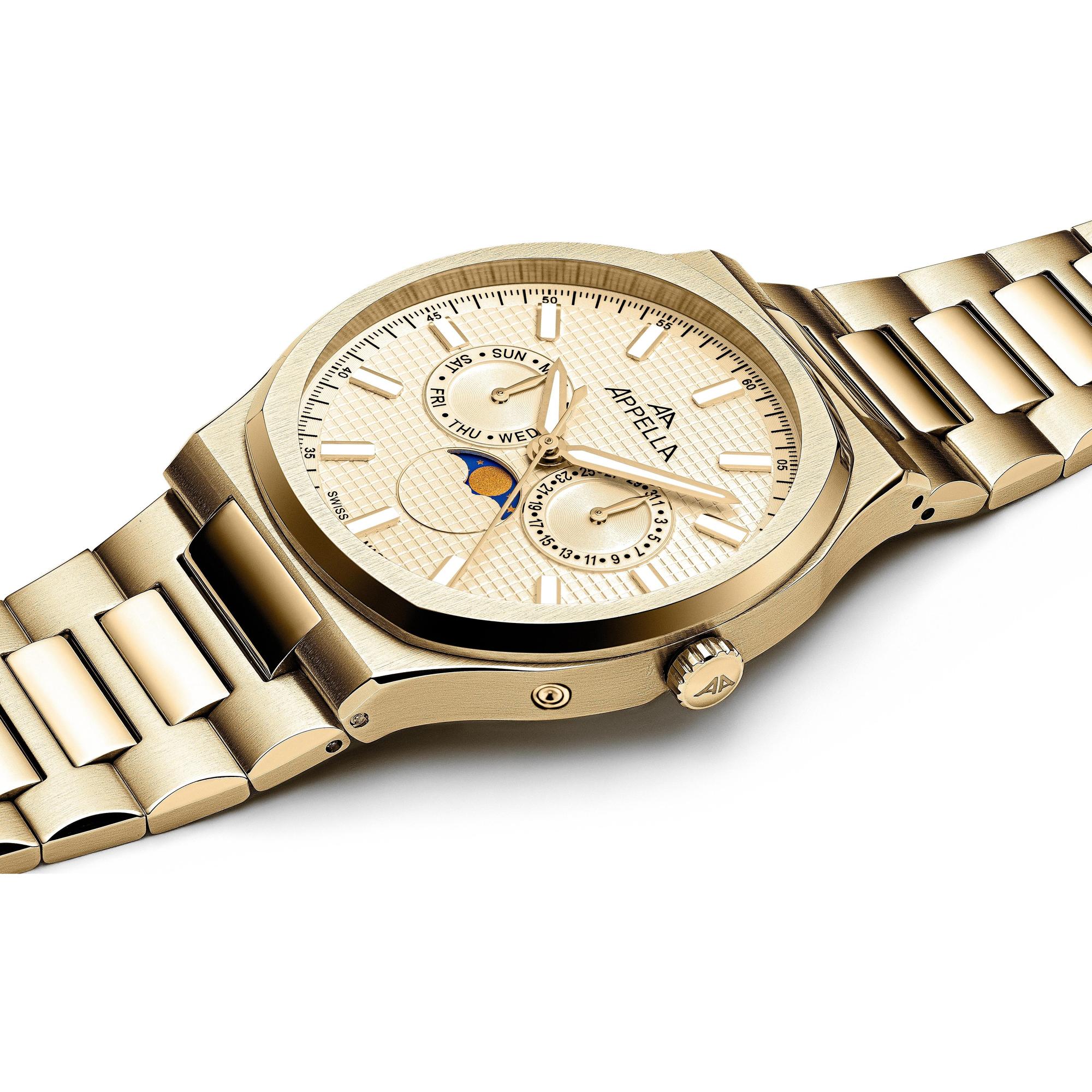 zegarek Appella L120061111QF kwarcowy męski Bransoleta - miniatura 2