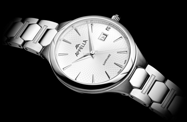 zegarek Appella L500105113DQ srebrny Diamonds