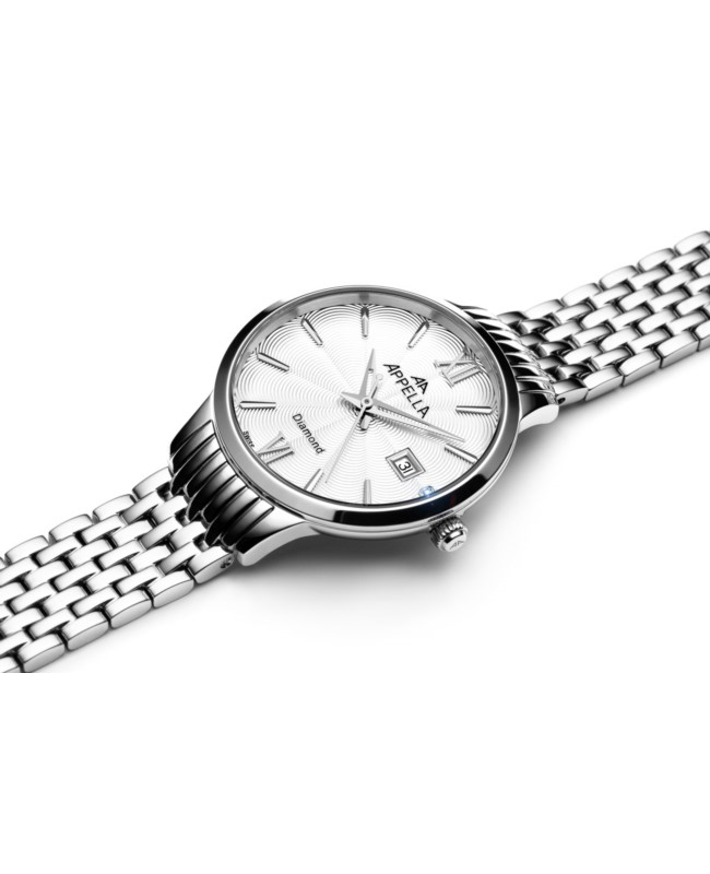zegarek Appella L500125163DQ Bransoleta szafirowe