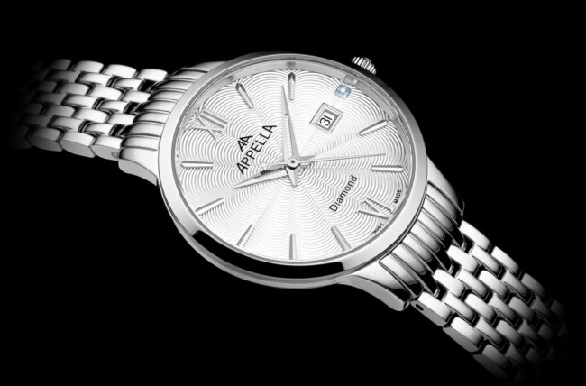 zegarek Appella L500125163DQ srebrny Bransoleta
