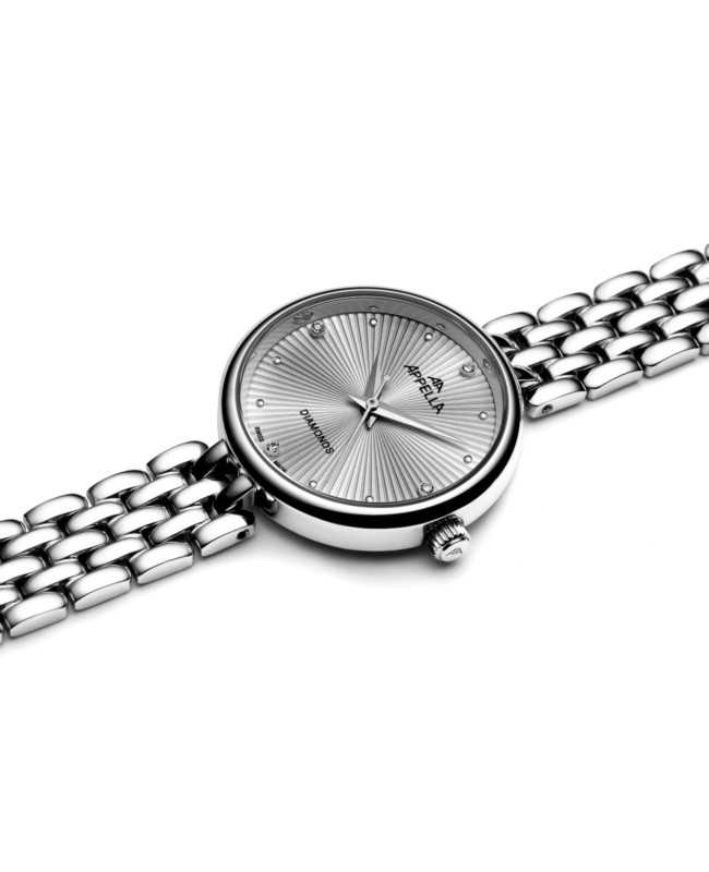 zegarek Appella L500205147DQ kwarcowy damski Diamonds