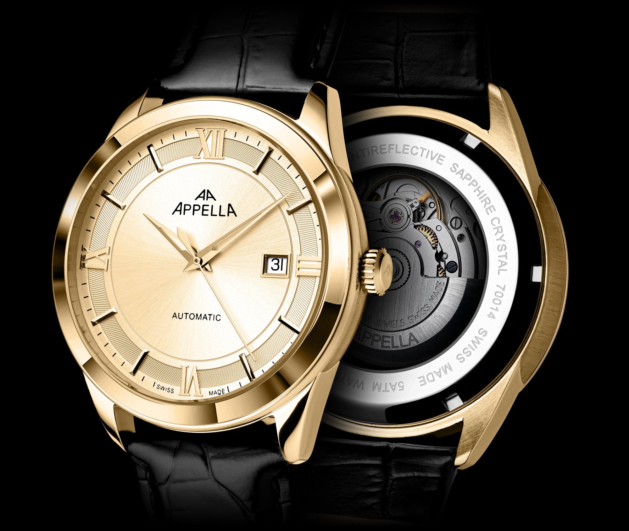 zegarek Appella L700141261A automatyczny męski Pasek Classic Automatic - miniatura 15