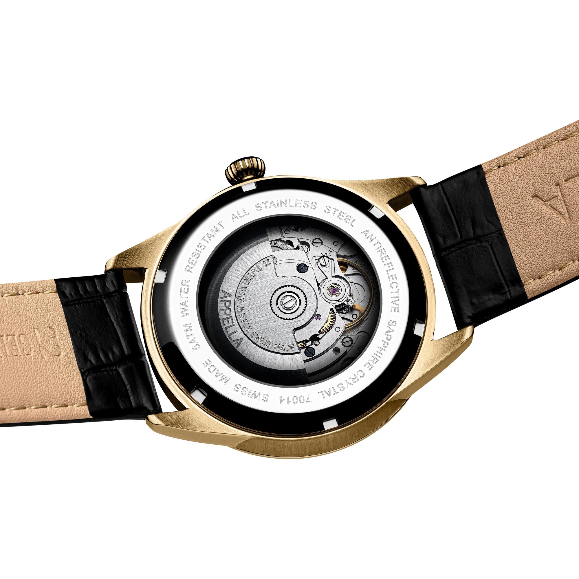 zegarek Appella L700141263A automatyczny męski Pasek Classic Automatic