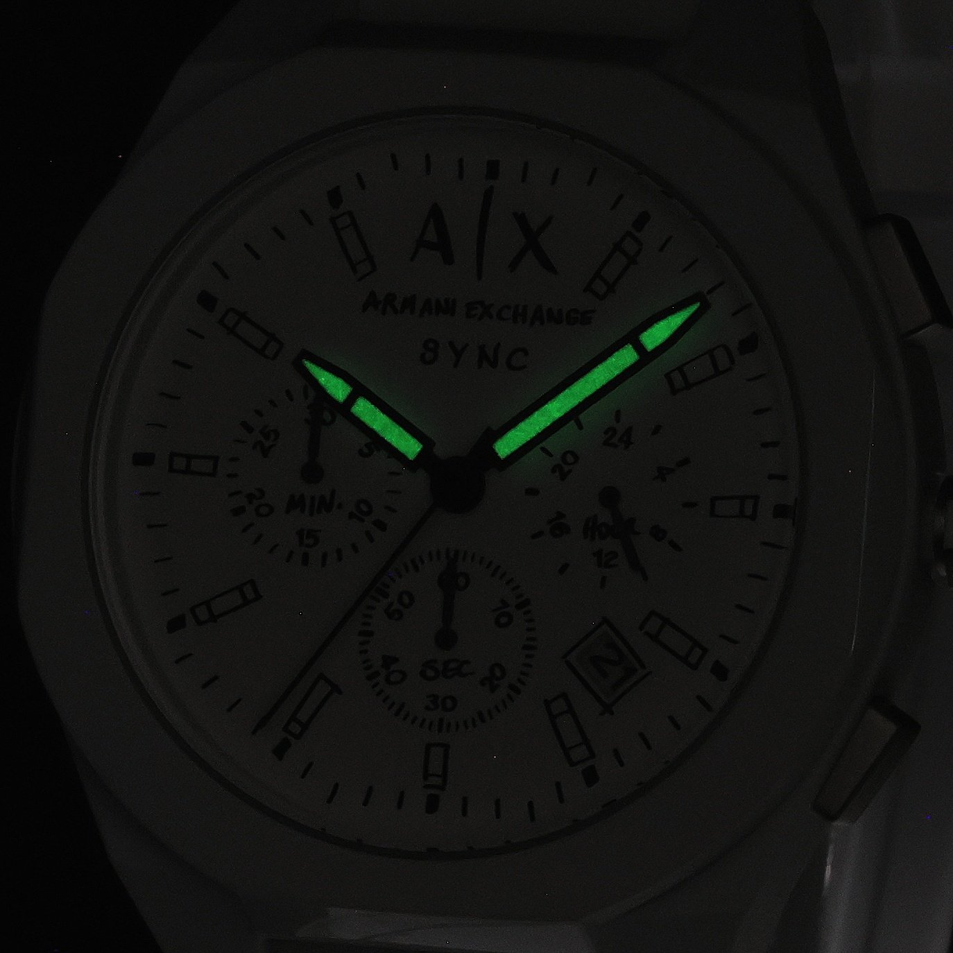 zegarek Armani Exchange AX4175 biały Fashion - miniatura 5