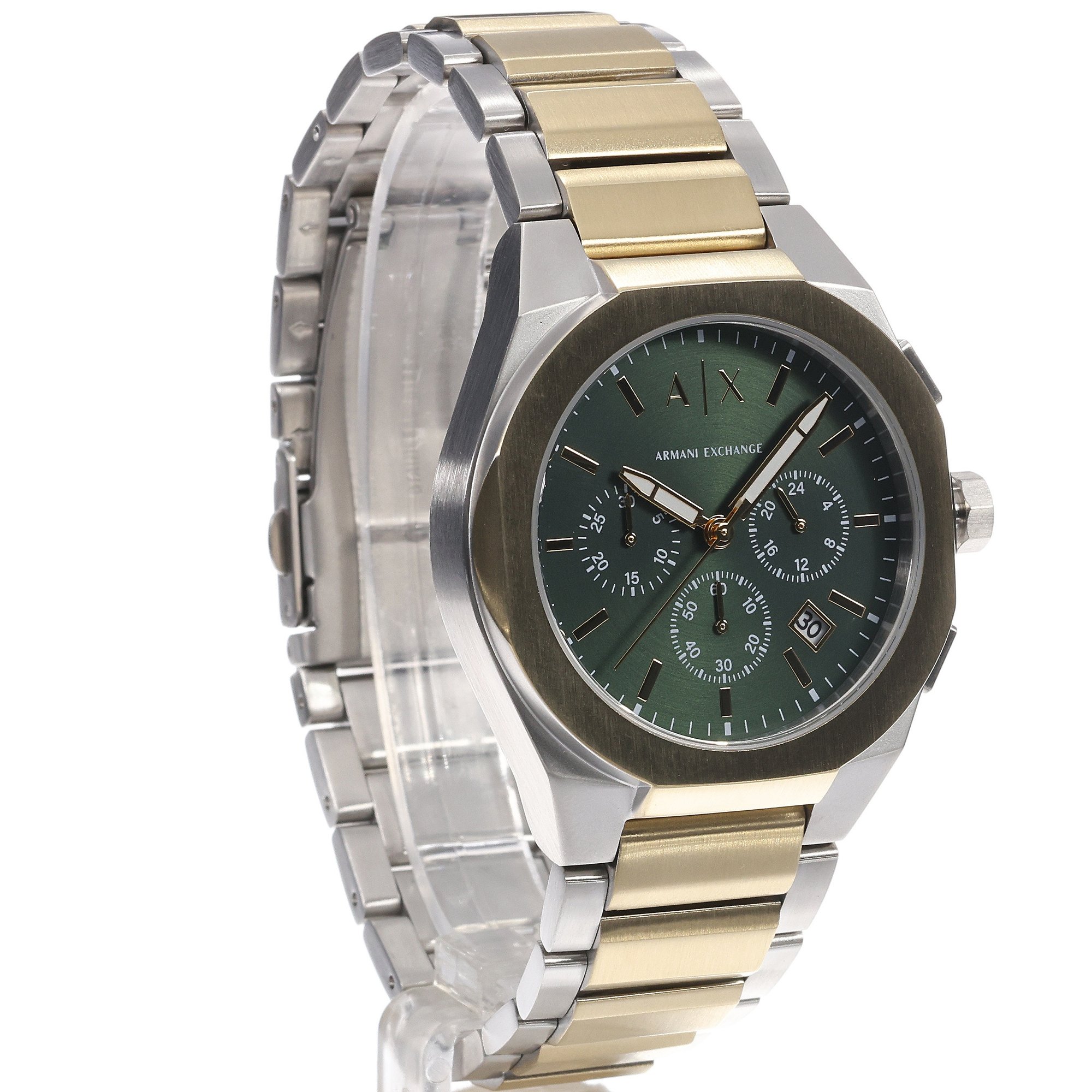 zegarek Armani Exchange AX4184 kwarcowy męski Armani Exchange Bicolor Stainless Steel 42mm - miniatura 6
