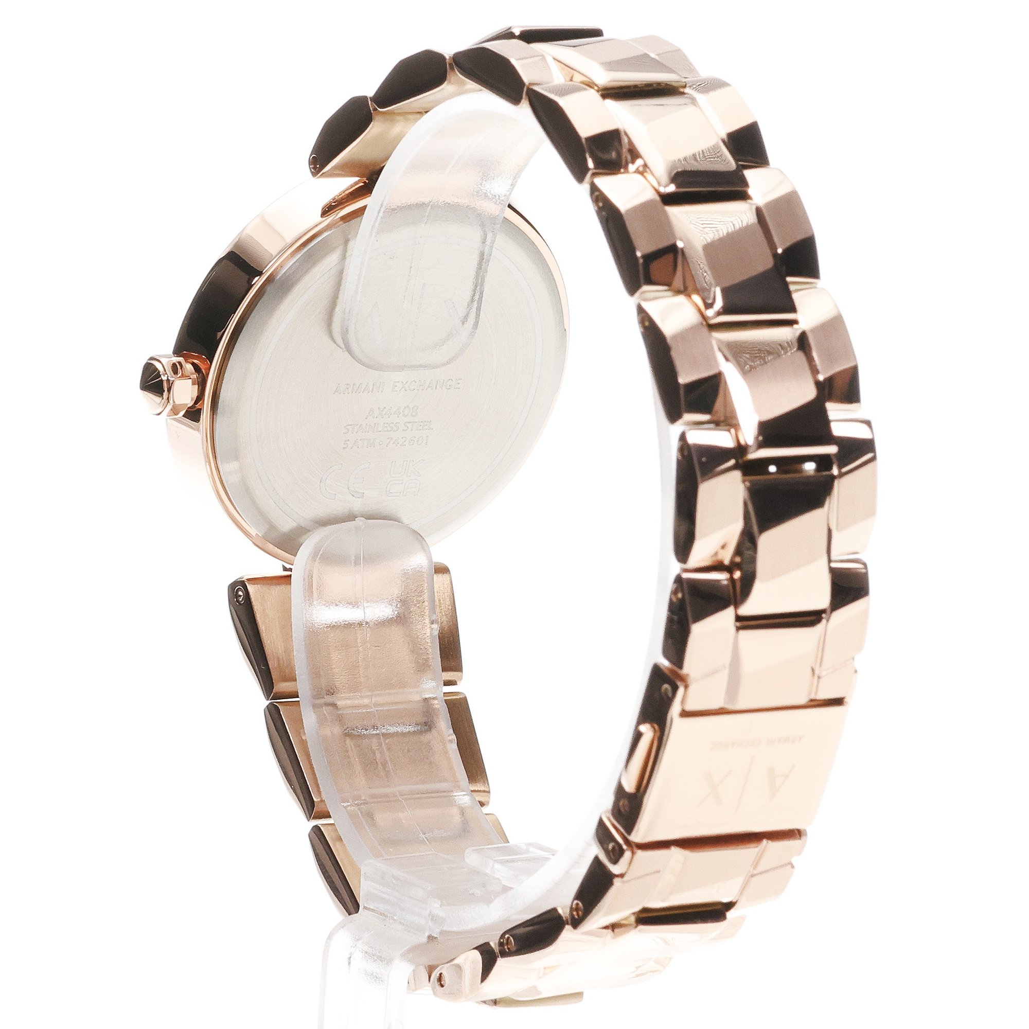zegarek Armani Exchange AX4408 różowe złoto Armani Exchange - miniatura 4