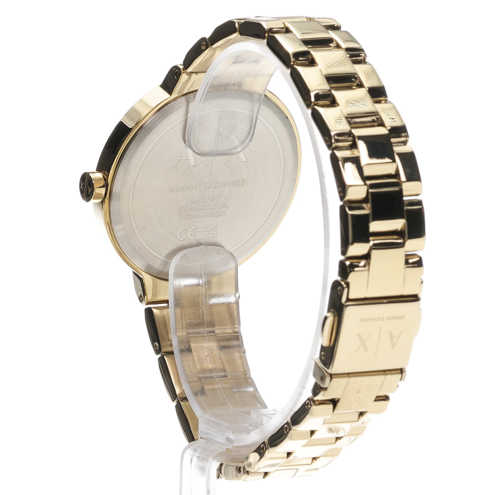 zegarek Armani Exchange AX5182 złoty Fashion - miniatura 4
