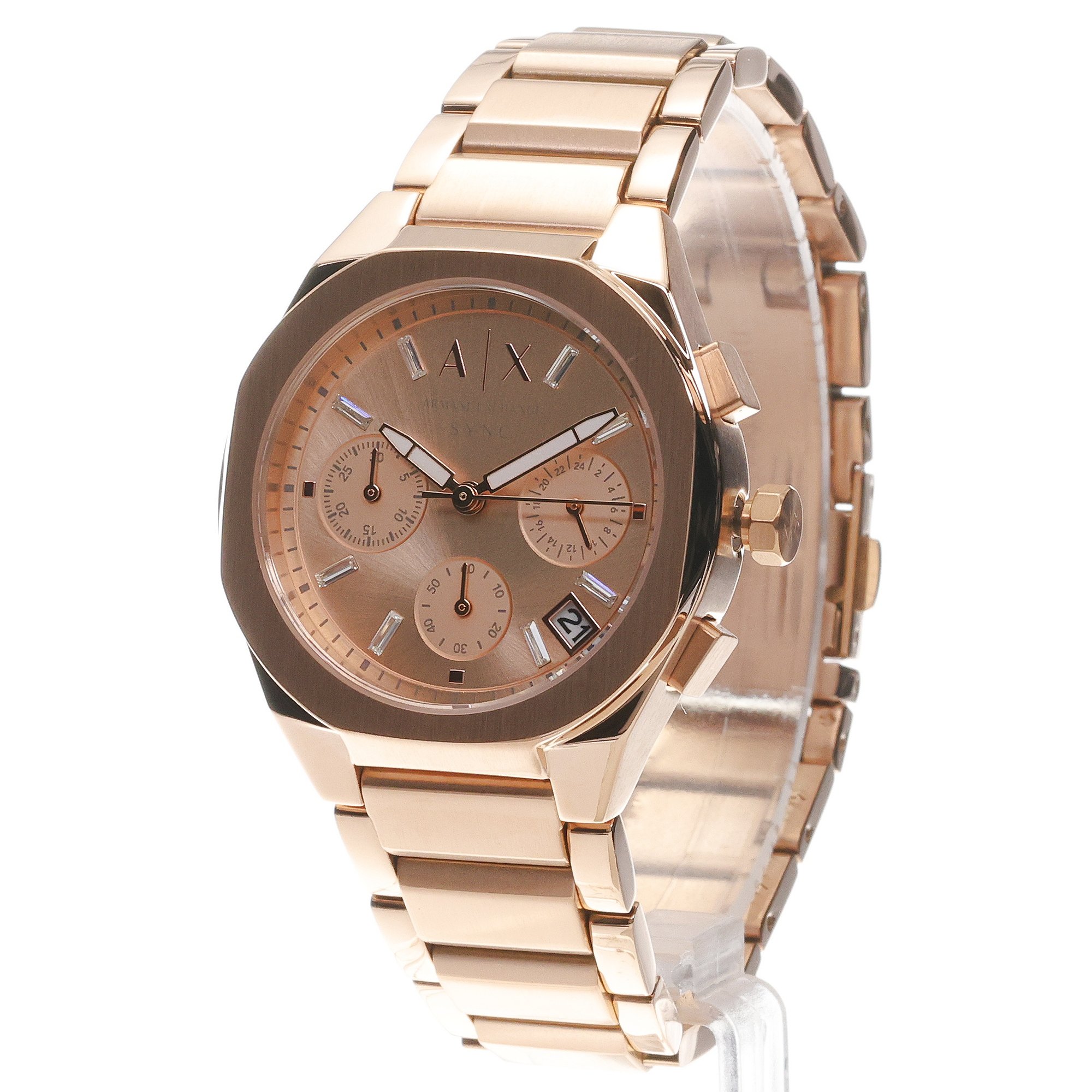zegarek Armani Exchange AX6035 różowe złoto Fashion