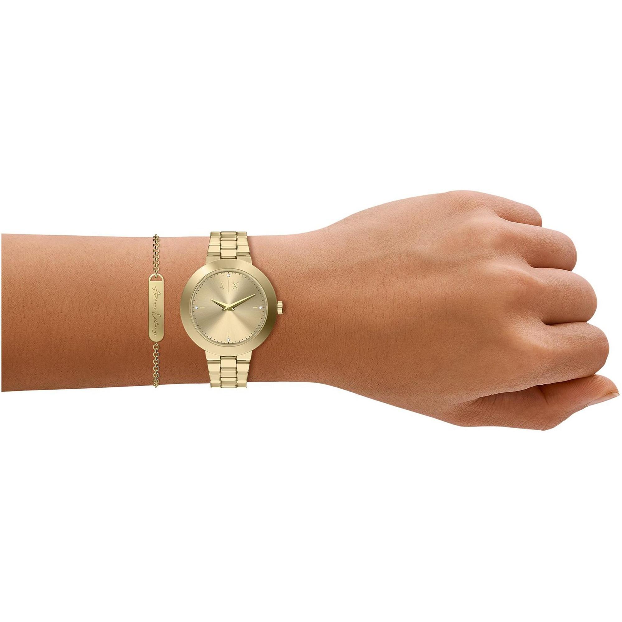 zegarek Armani Exchange AX7177SET kwarcowy damski Fashion Jackie Gift Set - miniatura 8