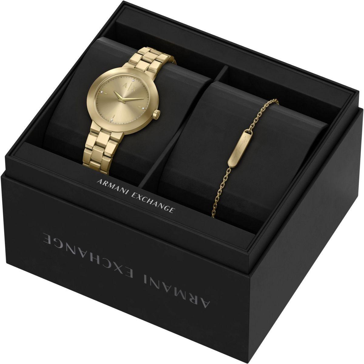 zegarek Armani Exchange AX7177SET kwarcowy damski Fashion Jackie Gift Set - miniatura 9