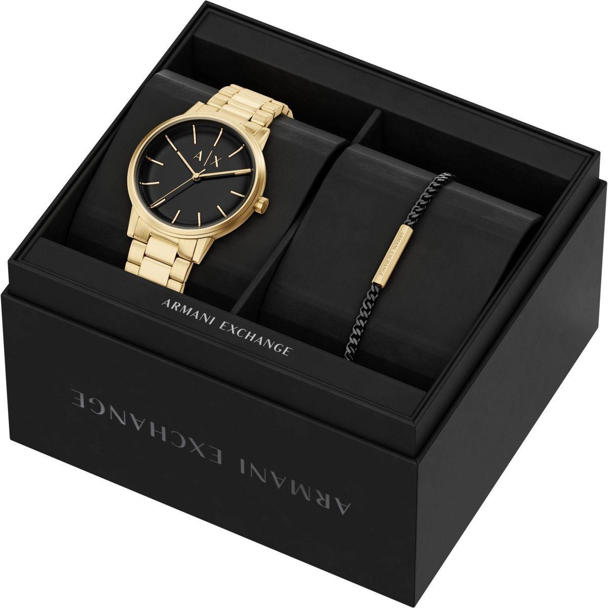 zegarek Armani Exchange AX7178SET kwarcowy męski Armani Exchange Cayde Gift Set - miniatura 7
