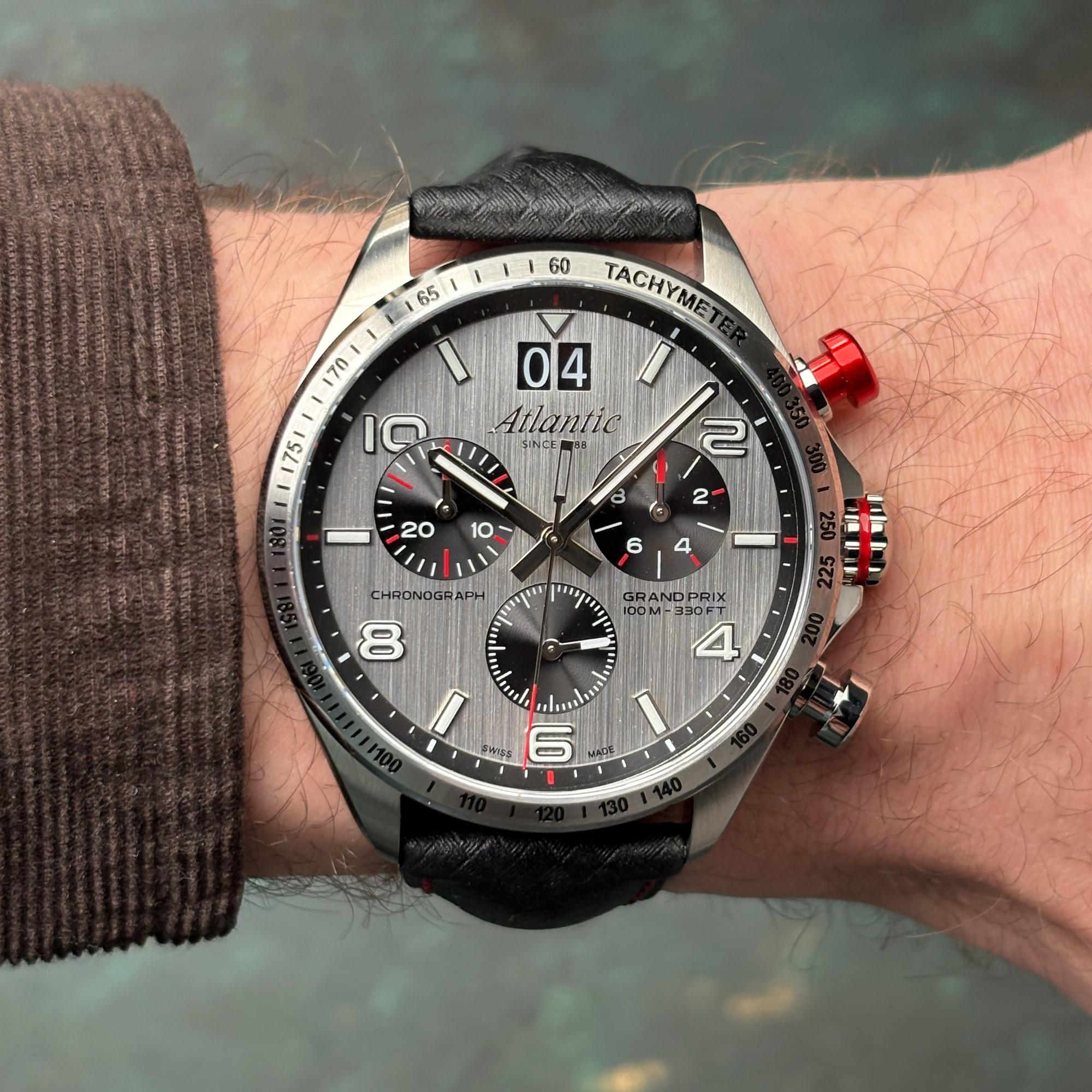 zegarek Atlantic 554634125 kwarcowy męski Atlantic Grand Prix Chrono