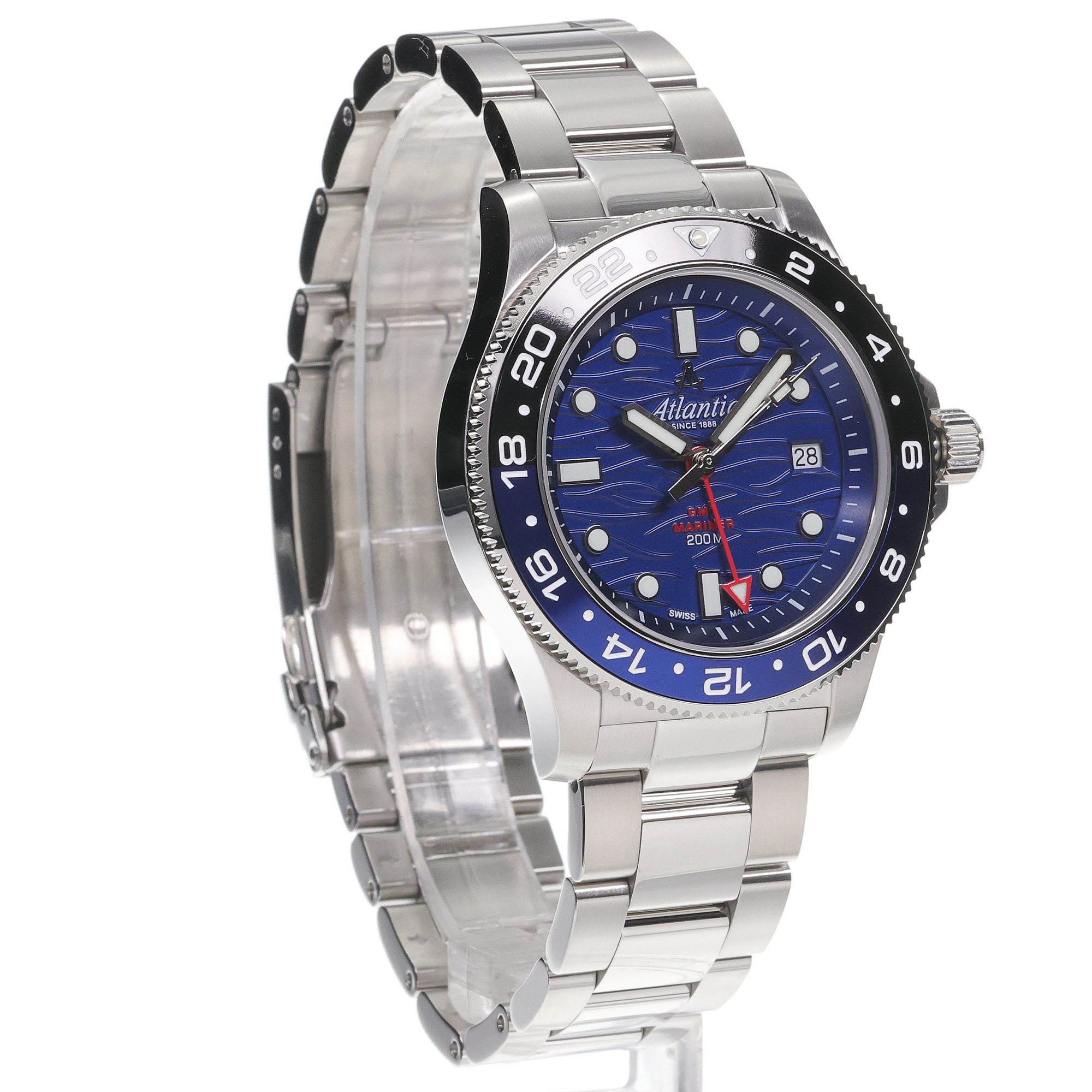 zegarek Atlantic 815764159GMT srebrny Mariner