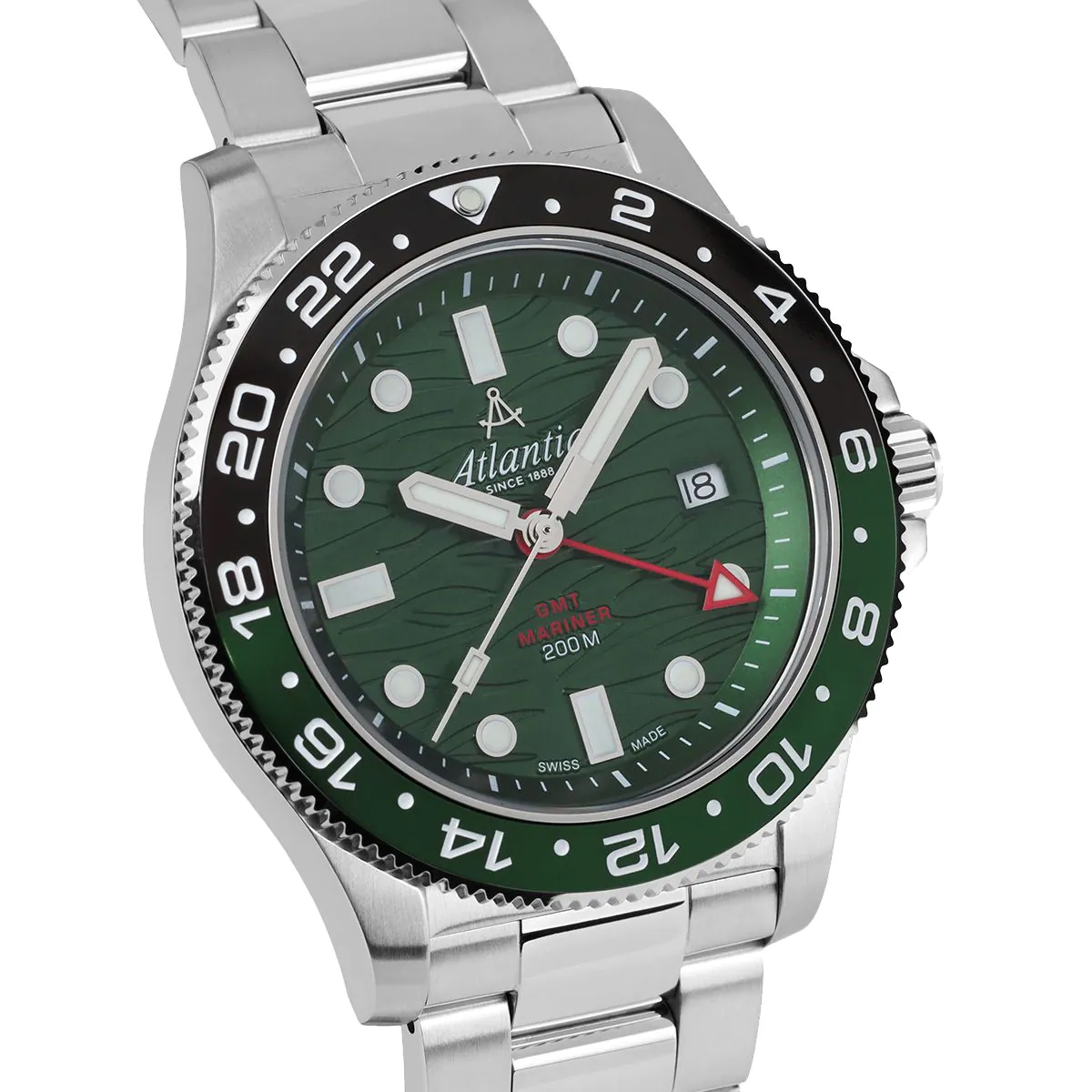 zegarek Atlantic 815764179GMT srebrny Mariner - miniatura 6