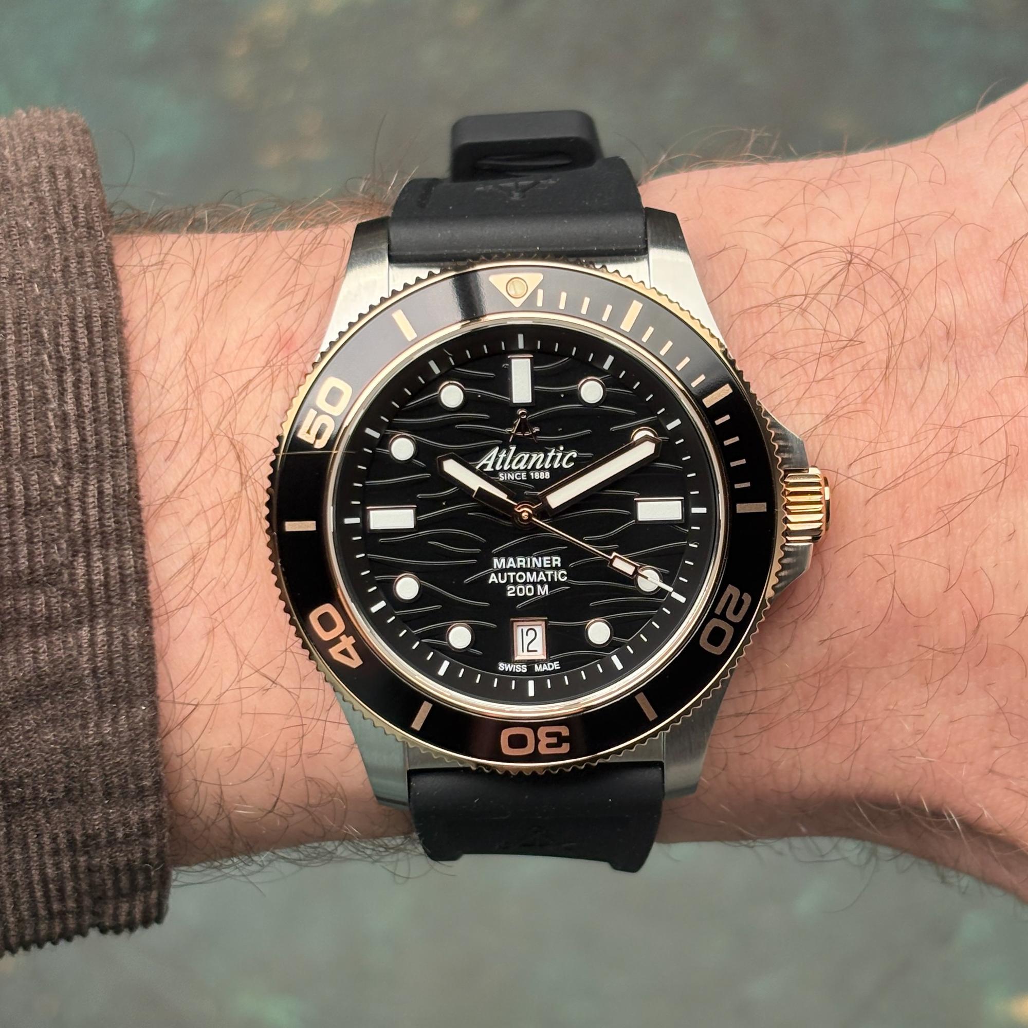 zegarek Atlantic 817714369RPU automatyczny męski Mariner Mariner Automatic