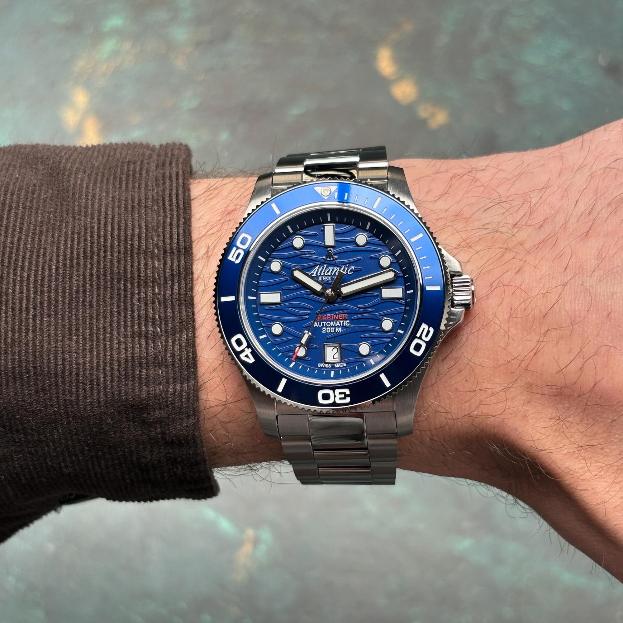 zegarek Atlantic 817764159 automatyczny męski Mariner Mariner Automatic
