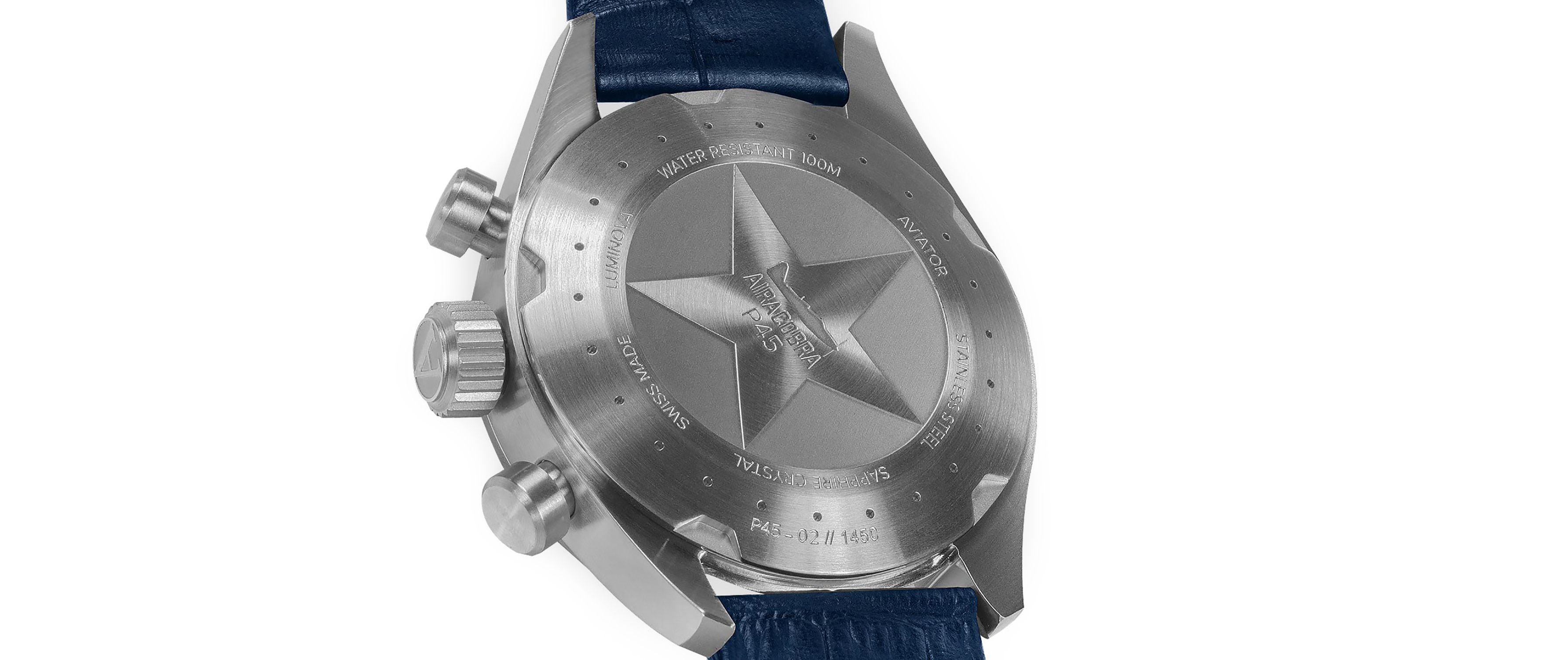zegarek Aviator V.2.25.0.170.4 srebrny Airacobra