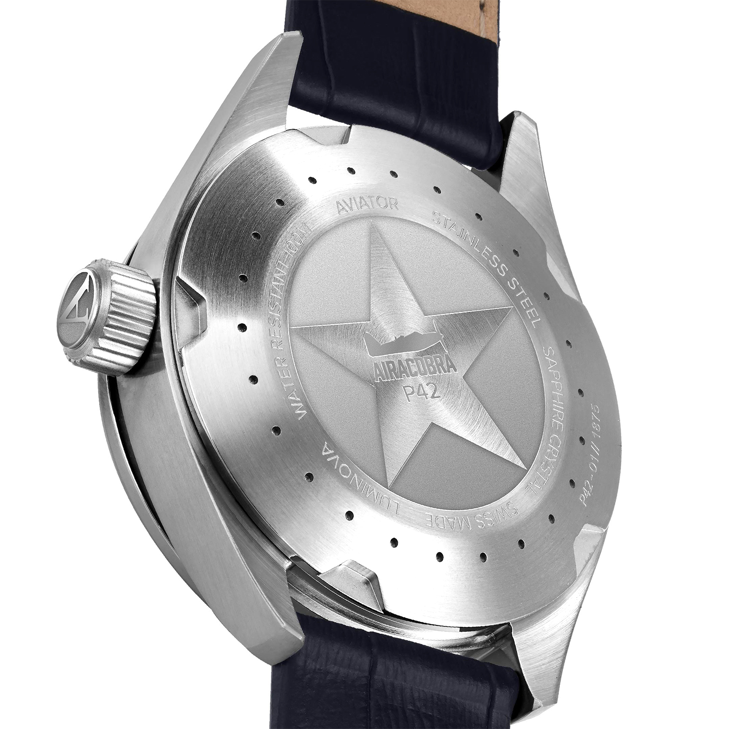zegarek Aviator V12201494 srebrny Airacobra
