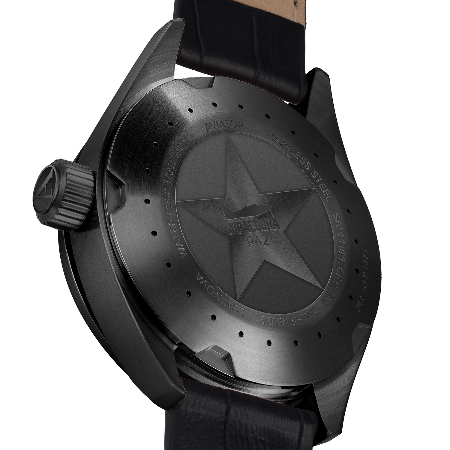 zegarek Aviator V12251574 kwarcowy męski Airacobra AIRACOBRA P42 BIG DATE Quartz