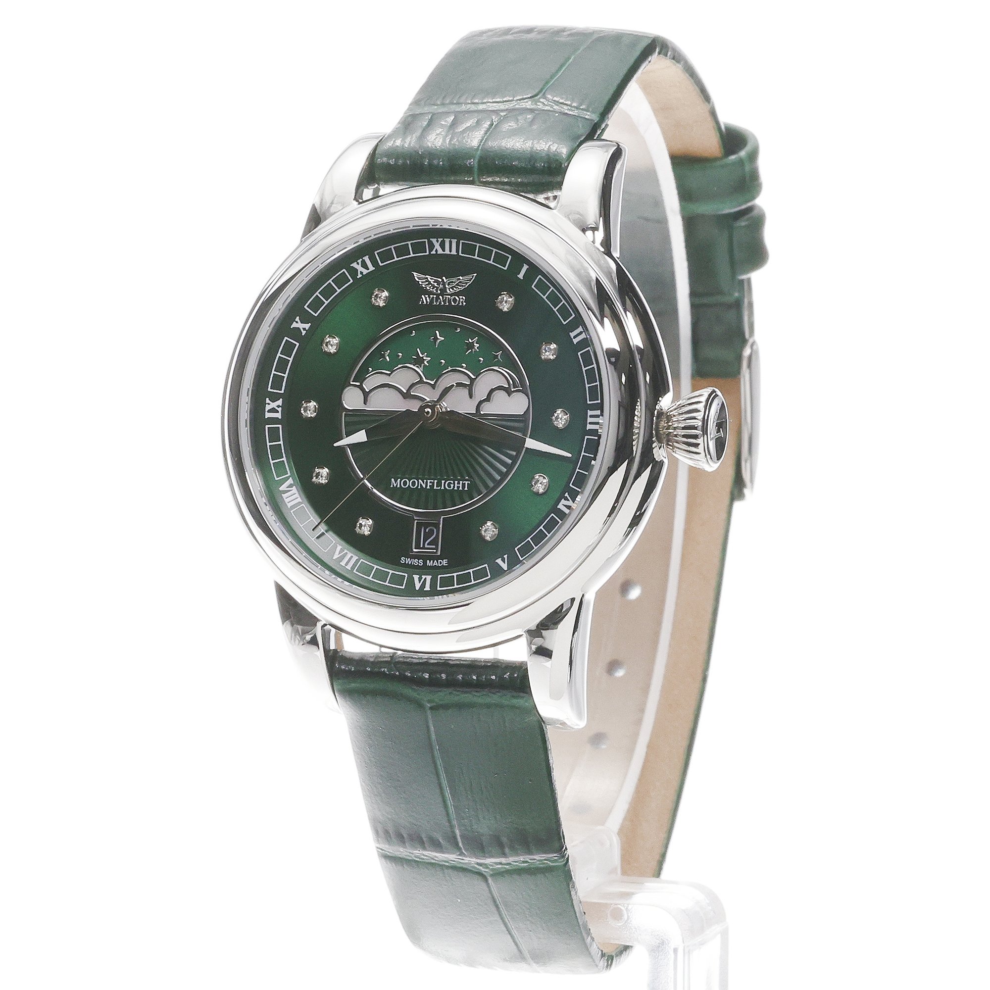 zegarek Aviator V13303904 PL kwarcowy damski Douglas Moonflight Moonflight Diamond Polska Edycja - miniatura 2