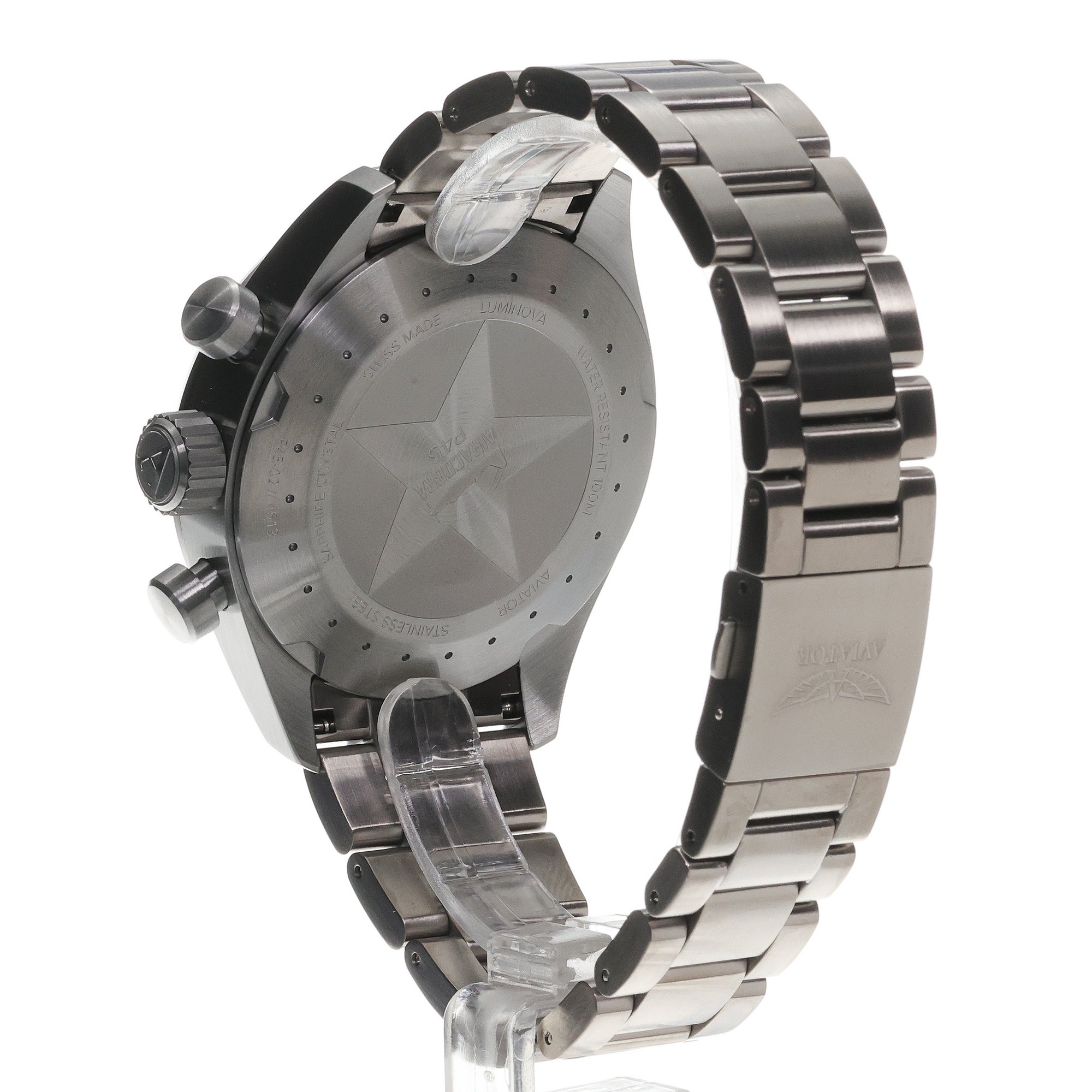 zegarek Aviator V22571715 AIRACOBRA P45 CHRONO męski z tachometr Airacobra