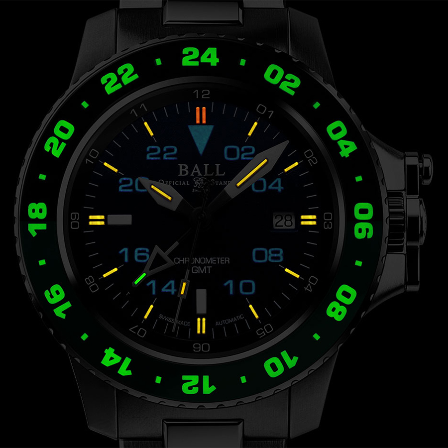 Ball DG2018C-S11C-BE AeroGMT II zegarek klasyczny Engineer Hydrocarbon - miniatura 4