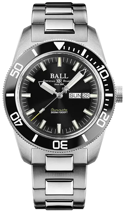 Ball DM3308A-SC-BK Engineer Master II Engineer Master II Skindiver Heritage Automatic Chronometer
