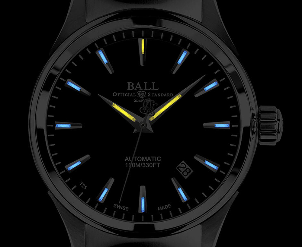 Ball NM2098C-S3J-SL zegarek srebrny klasyczny Fireman bransoleta