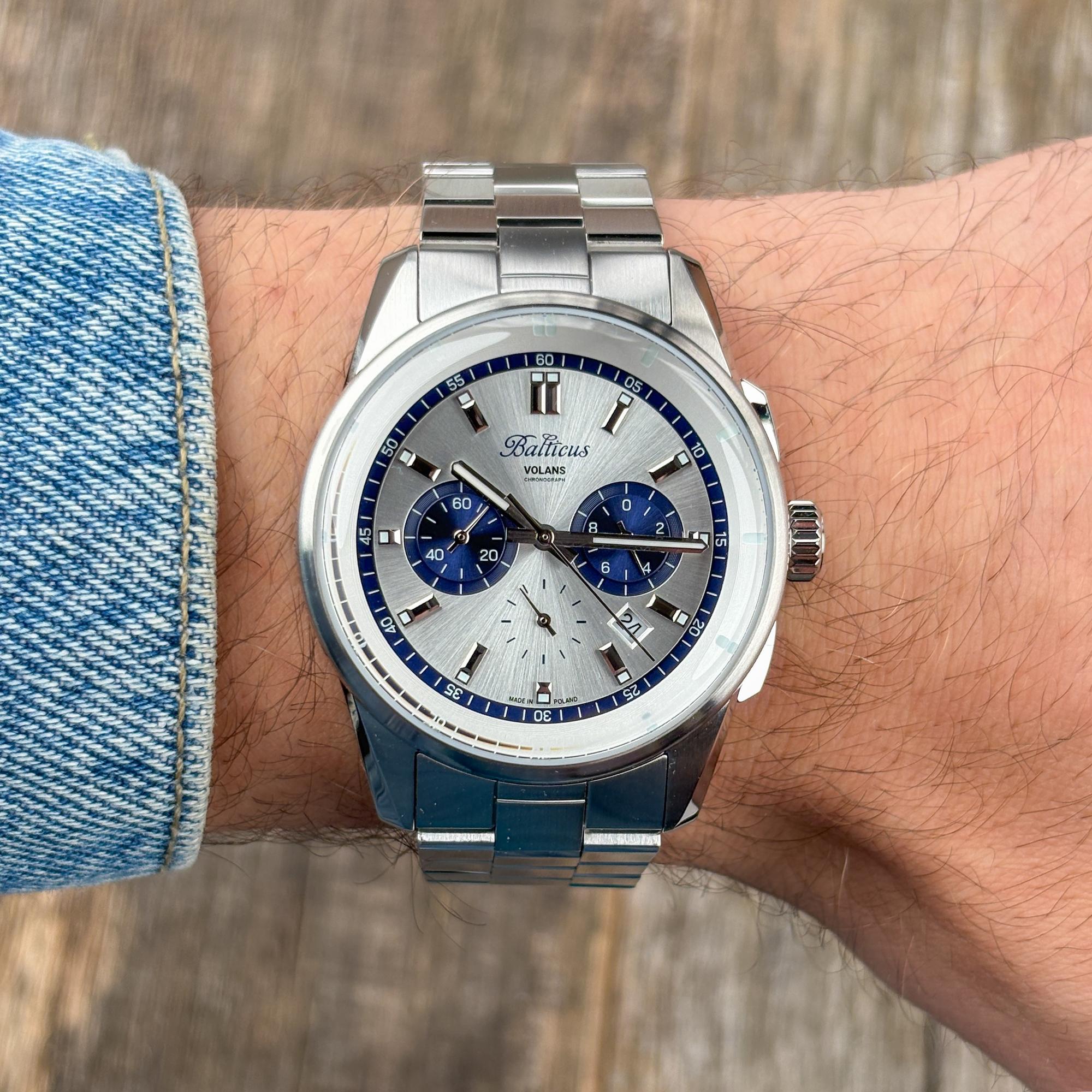 zegarek Balticus BAL-VSCHSBU Volans Chronograf Volans szafirowe - miniatura 14