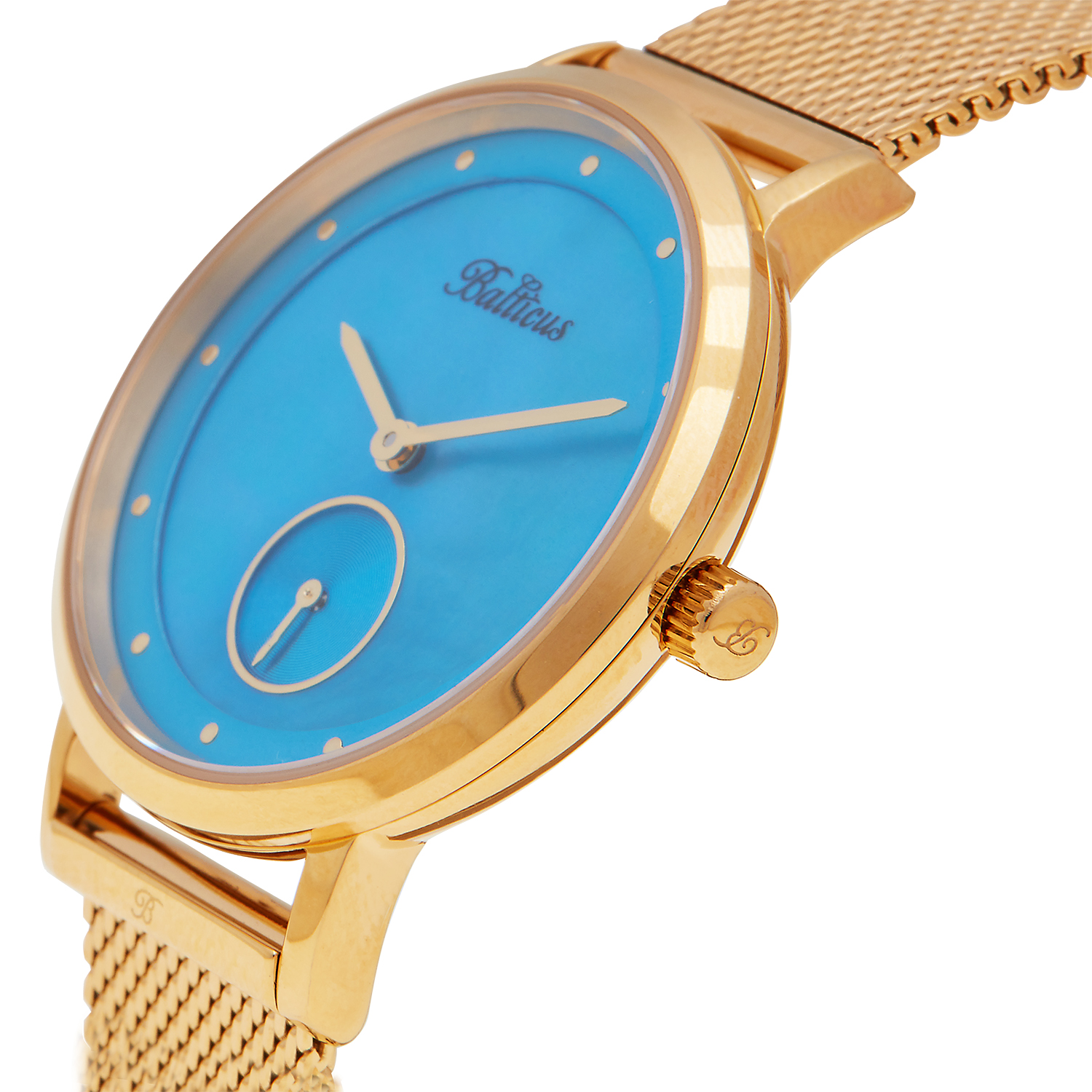 zegarek Balticus BLT-BALNSGBL kwarcowy damski Sky New Sky Gold Blue Pearl