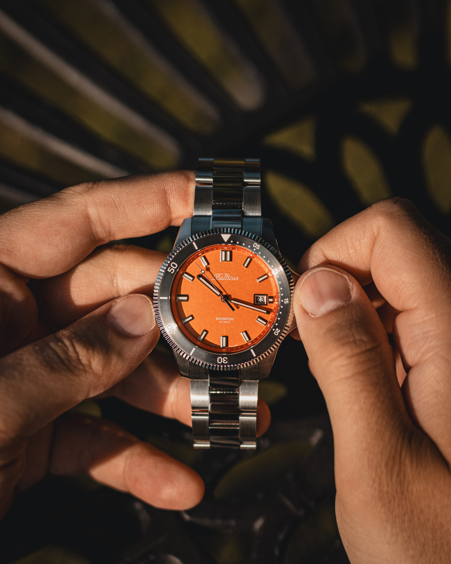 zegarek Balticus BLT-BTMFOR Moonfish - Orange - Limited Edition 70szt Moonfish szafirowe - miniatura 9