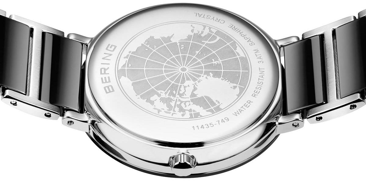 zegarek Bering 11435-749 srebrny Ceramic - miniatura 7
