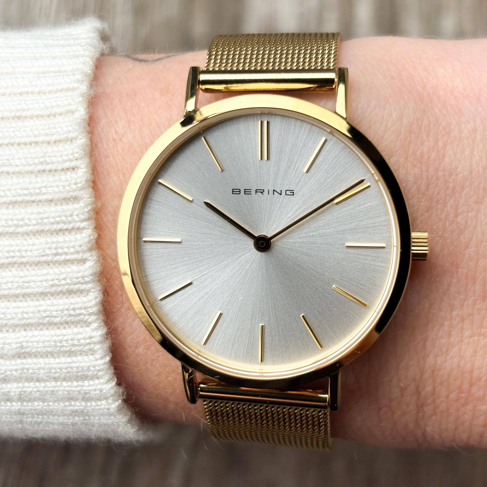 zegarek Bering 14134-330 złoty Classic