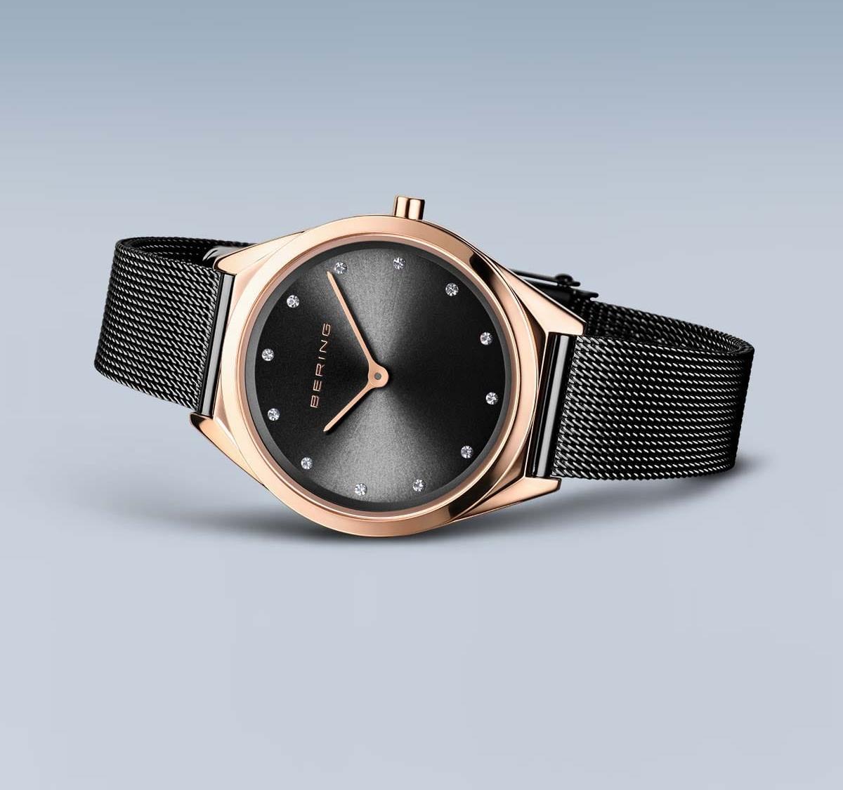 zegarek Bering 17031-162 różowe złoto Ultra Slim