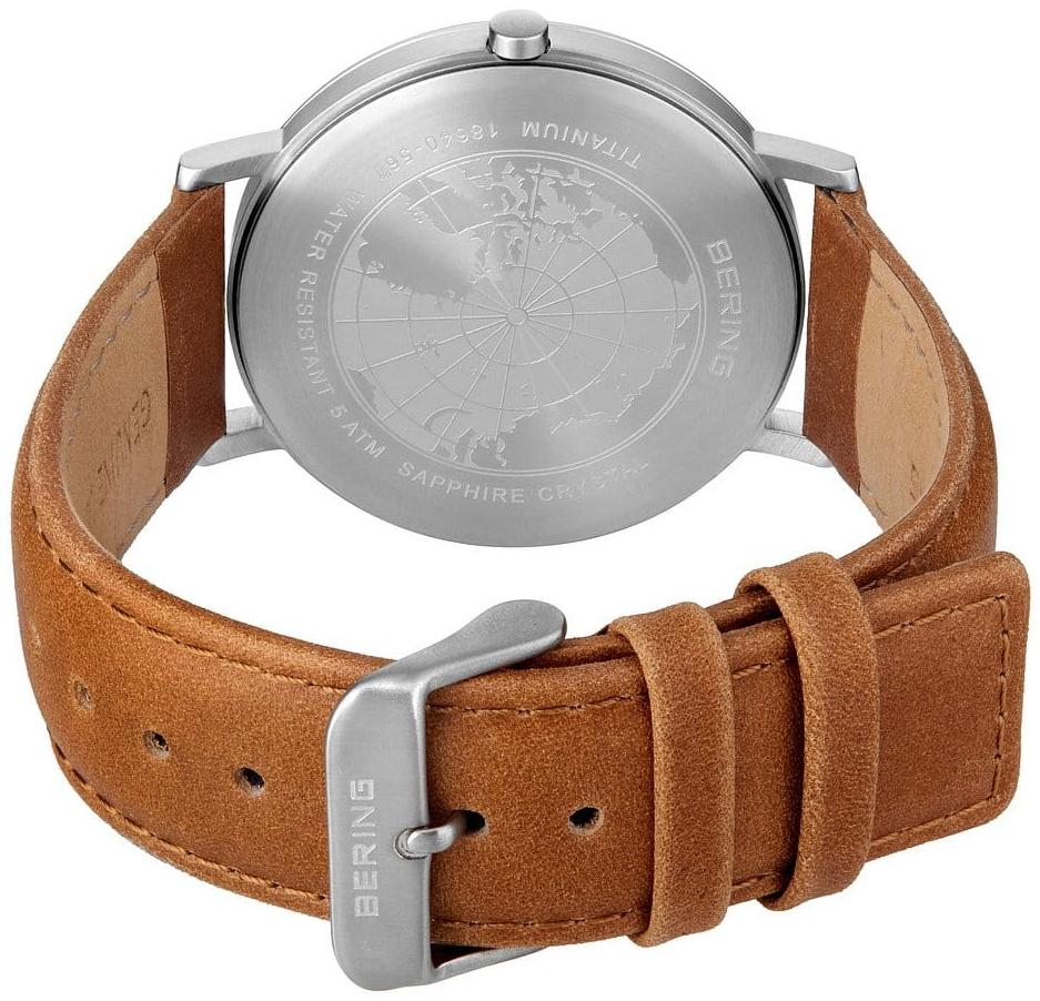zegarek Bering 18640-567 kwarcowy męski Titanium