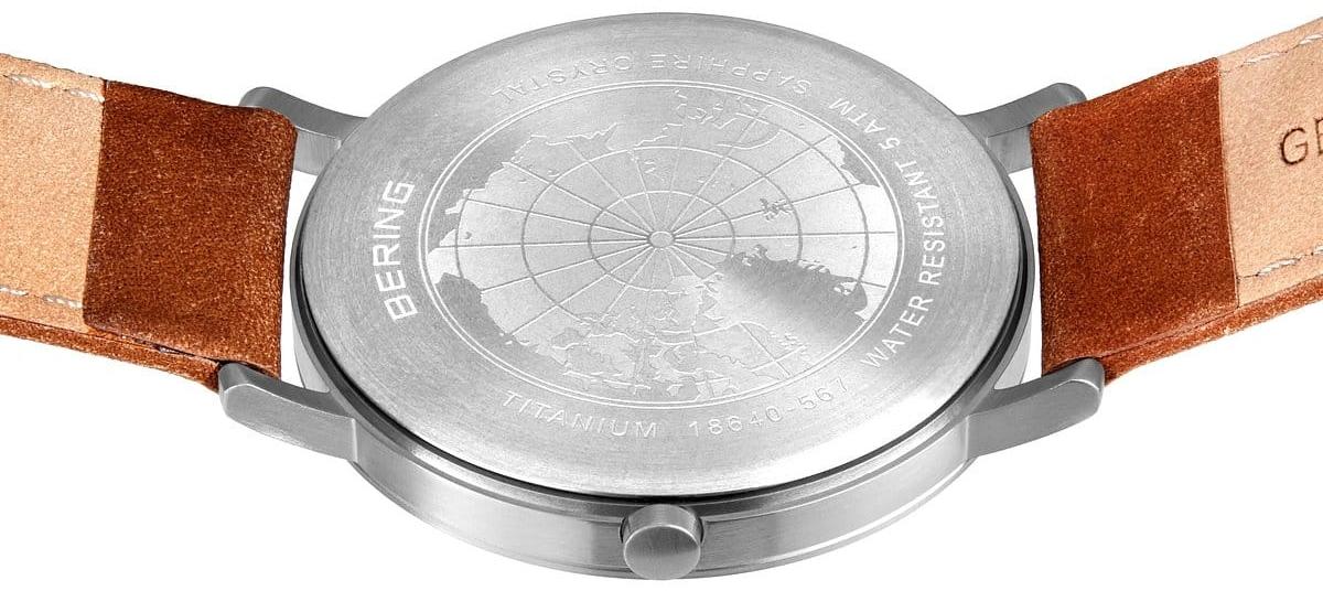 zegarek Bering 18640-567 kwarcowy męski Titanium