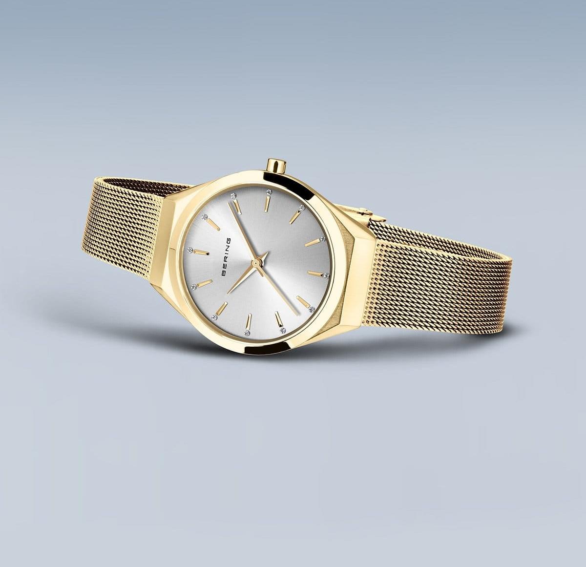 zegarek Bering 18729-330 kwarcowy damski Ultra Slim Ultra Slim Gold Stainless Steel