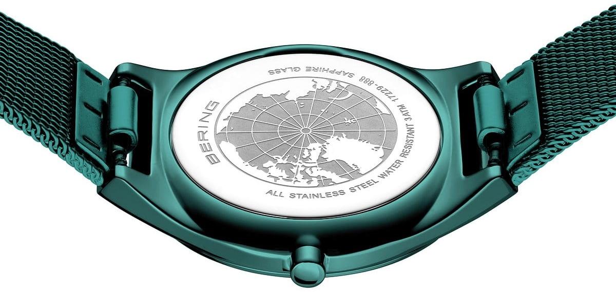 zegarek Bering 18729-888 zielony Ultra Slim
