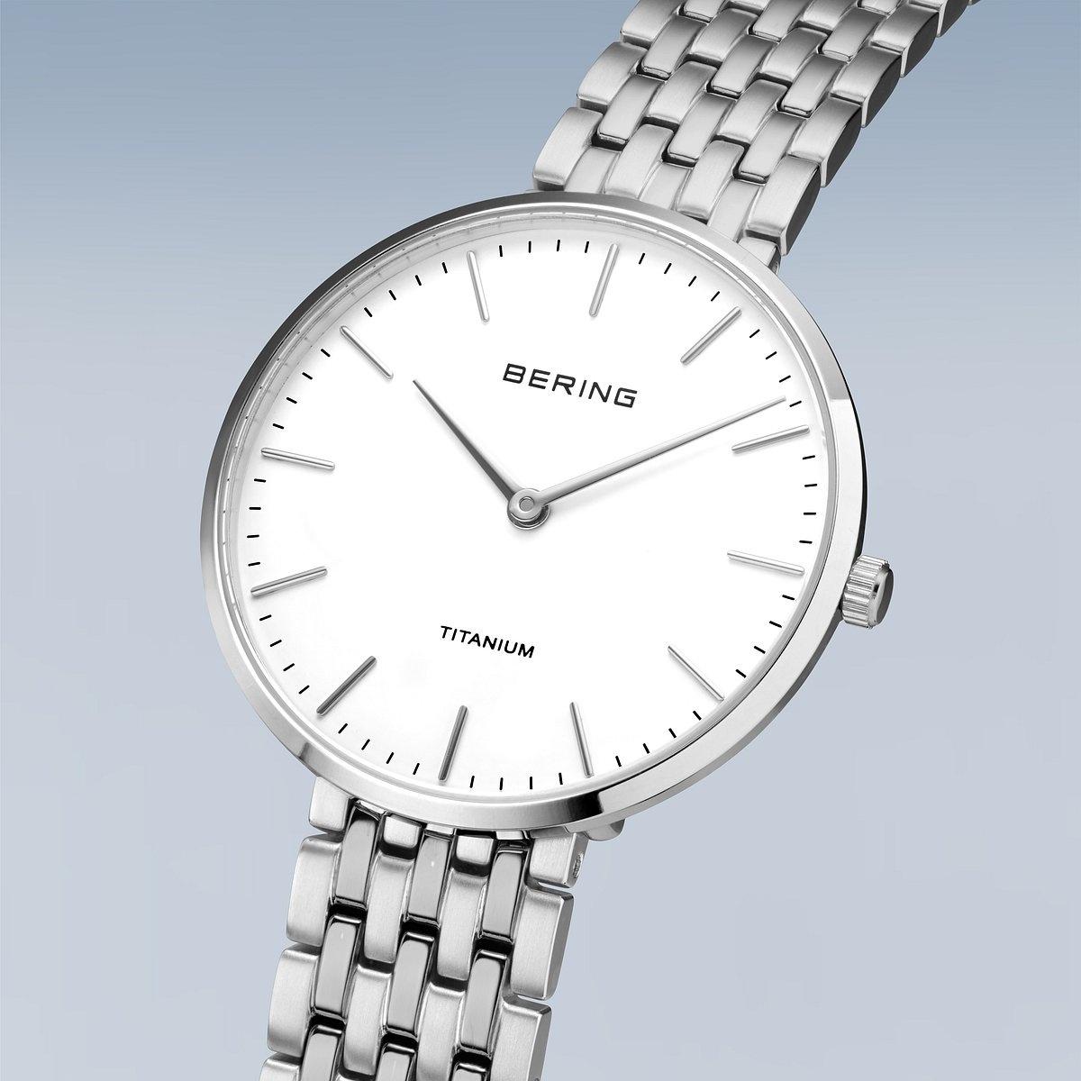 zegarek Bering 19334-004 szary Titanium