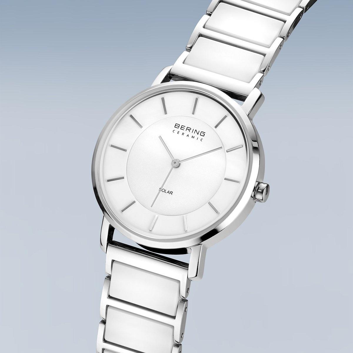zegarek Bering 19535-754 srebrny Solar