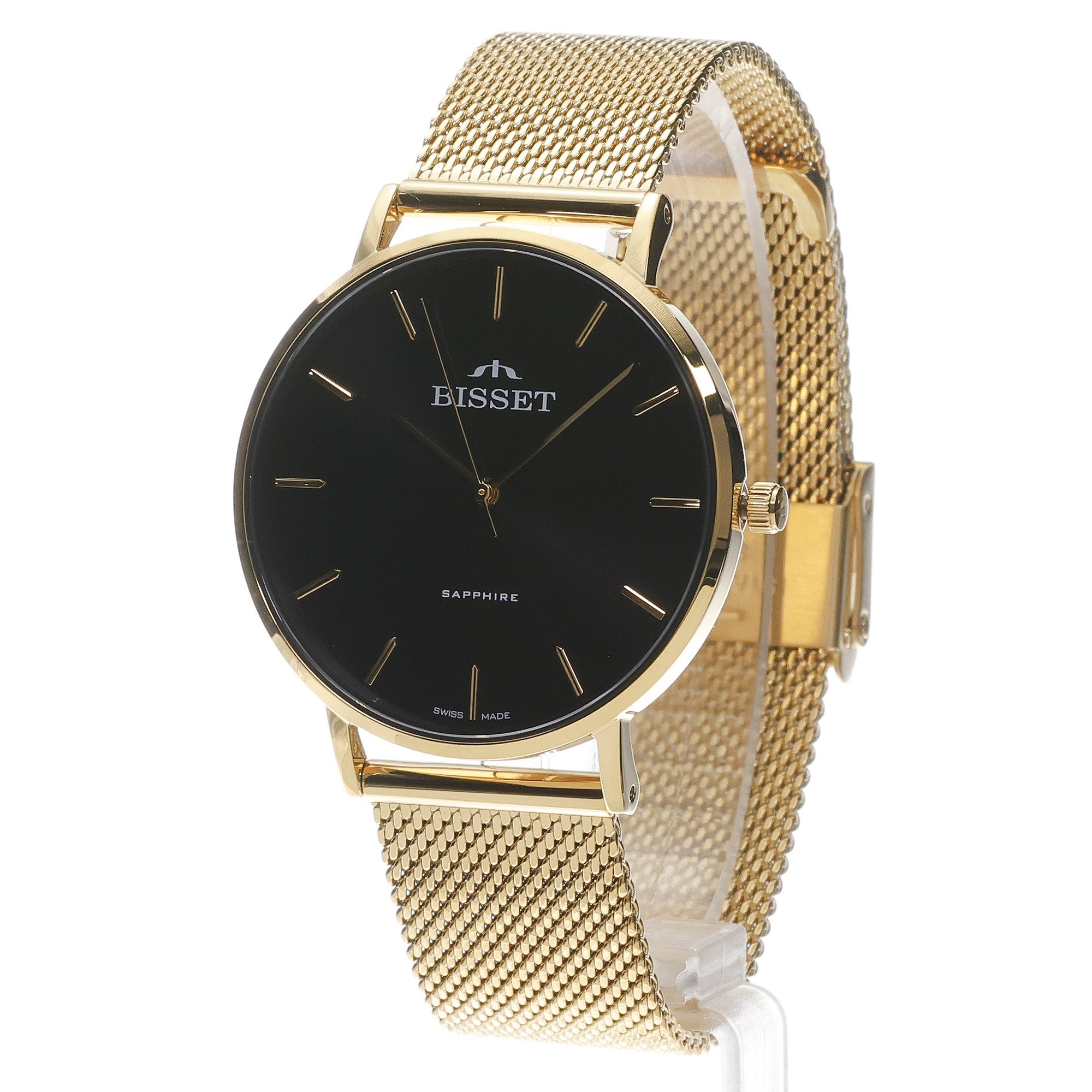 zegarek Bisset BSBF33GIBX03BX BRIENZ Klasyczne szafirowe