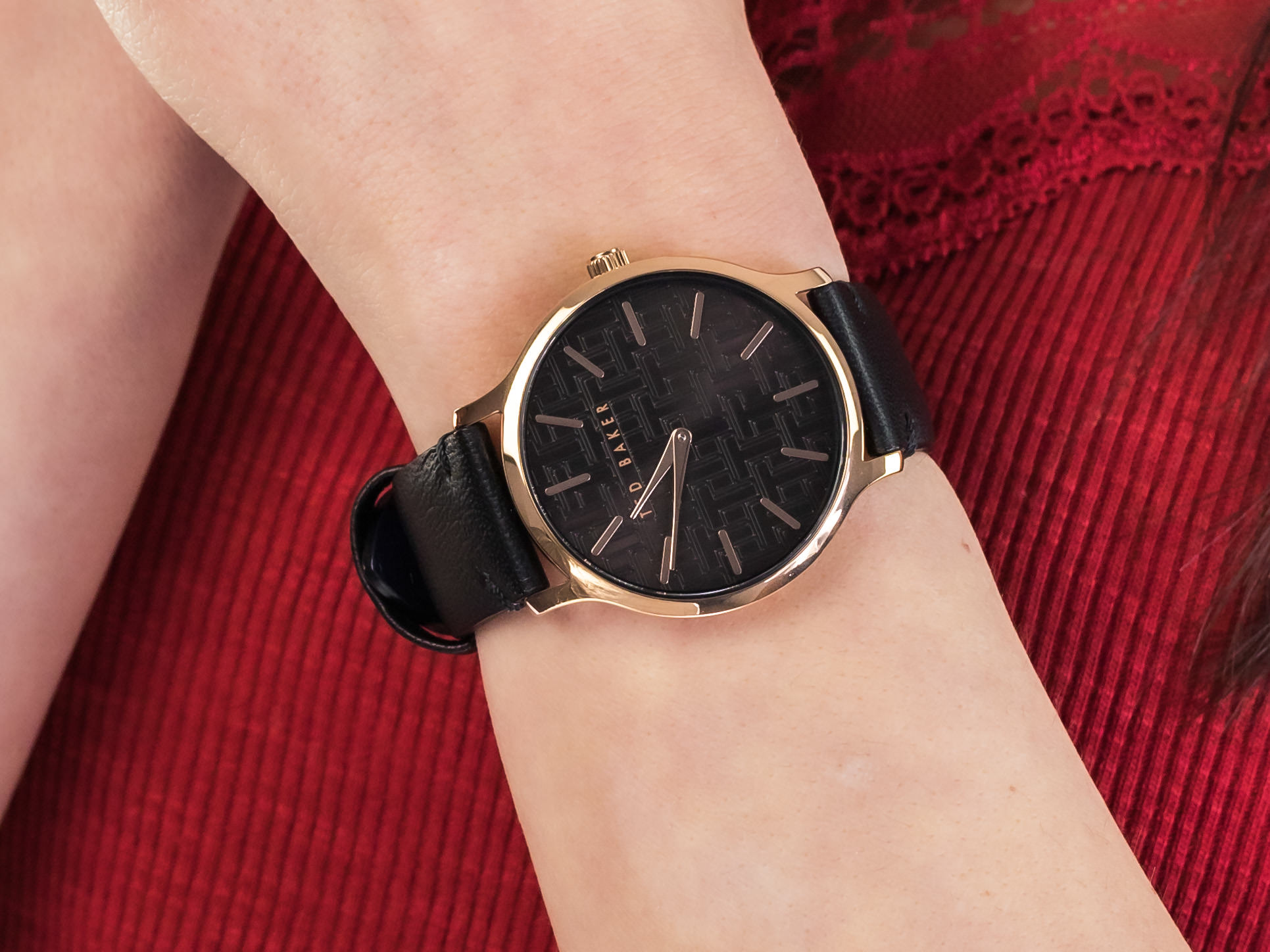 Ted Baker BKPPOF902 Popieya zegarek klasyczny pasek