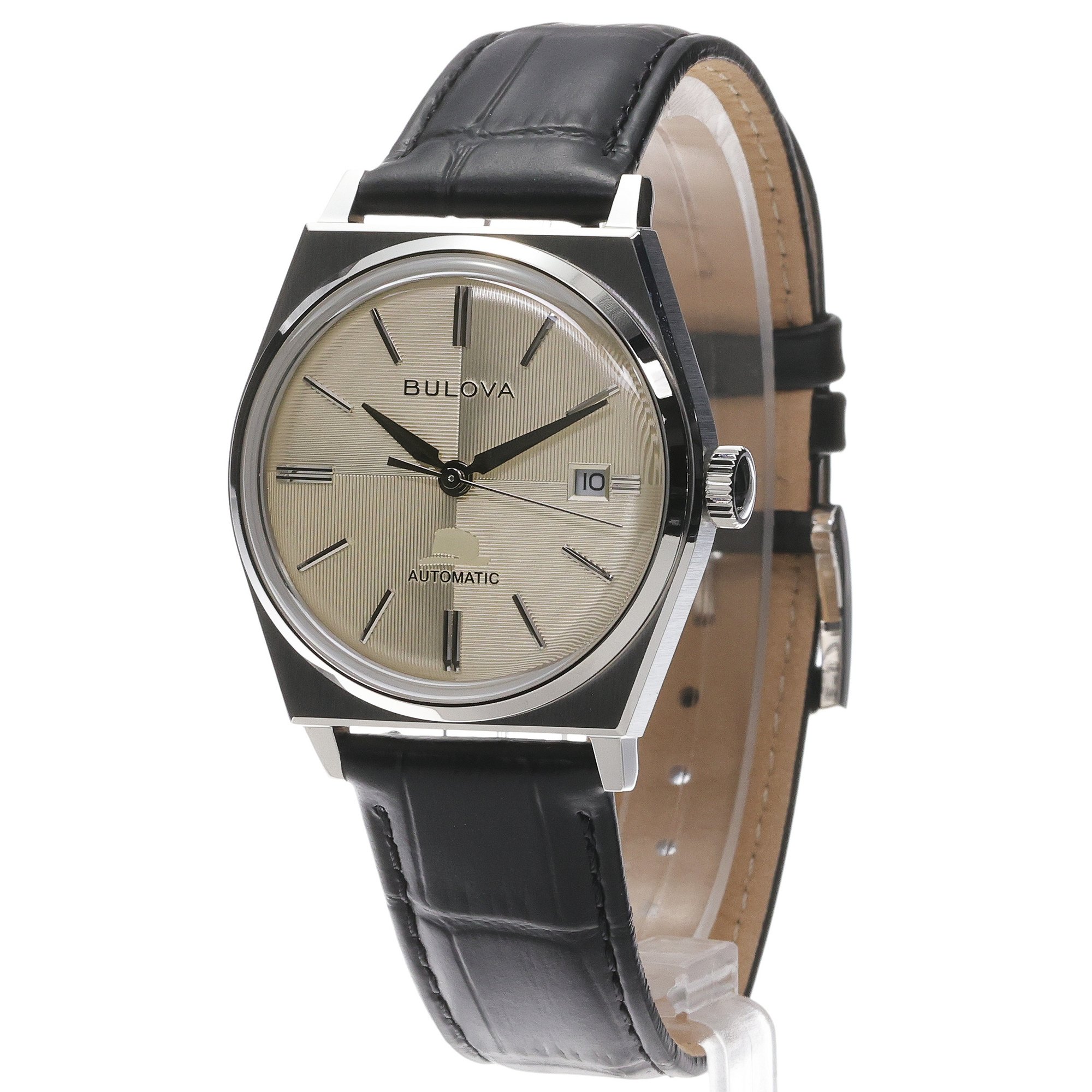 zegarek Bulova 96B483 srebrny Automatic