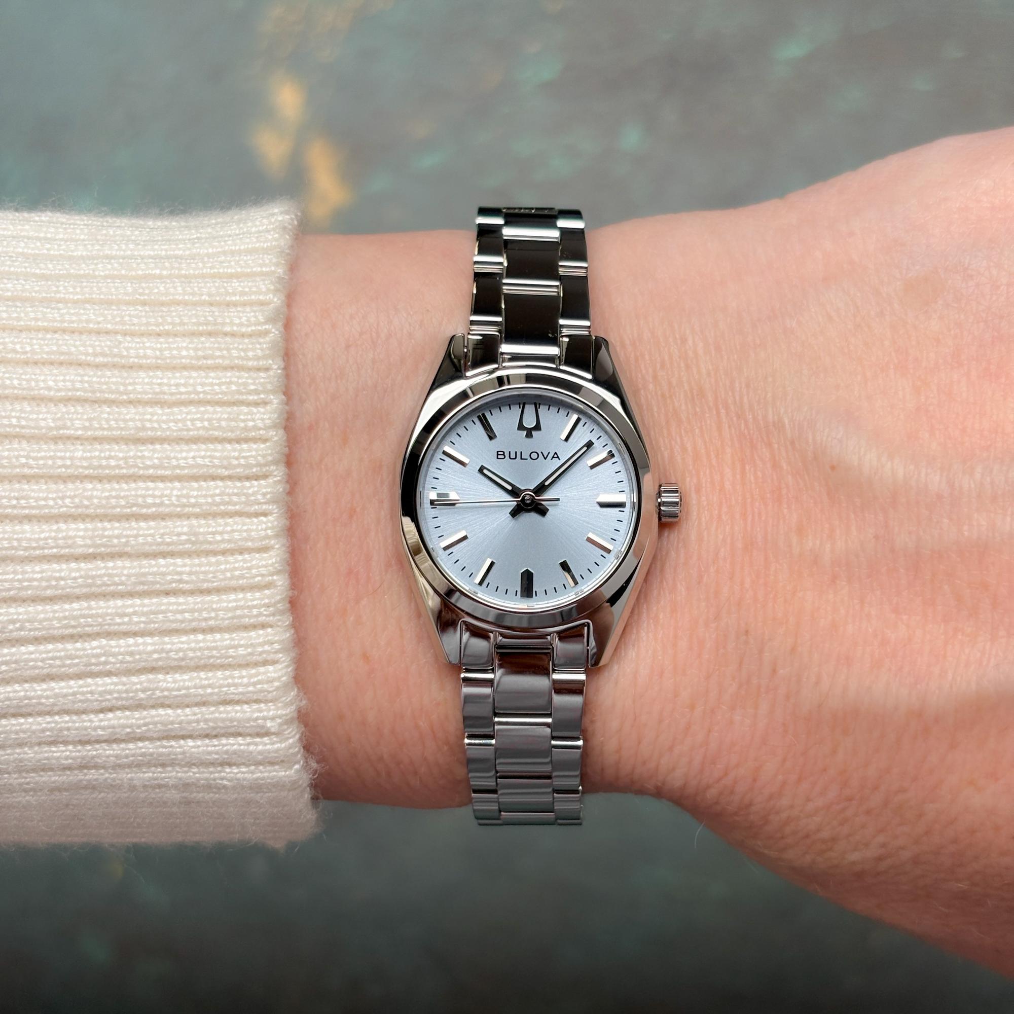 zegarek Bulova 96L345 srebrny Surveyor