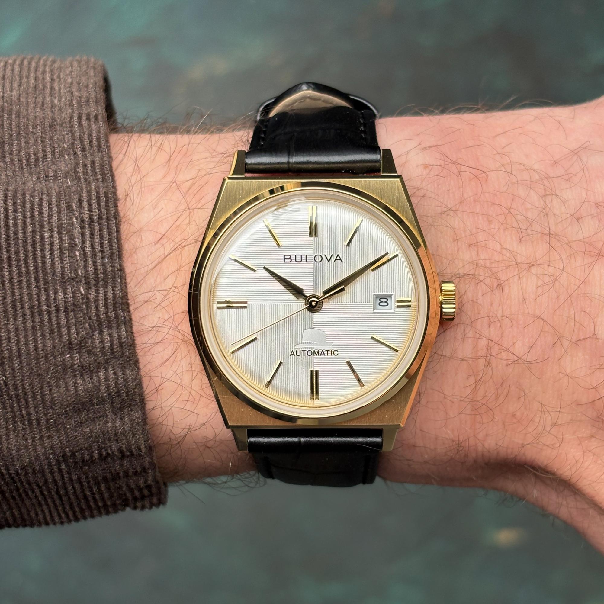 zegarek Bulova 97B243 automatyczny męski Automatic Nothing But The Best Frank Sinatra