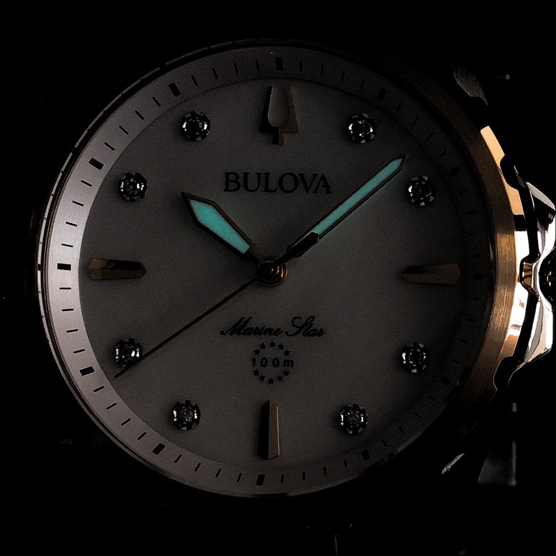 zegarek Bulova 98P227 srebrny Marine Star