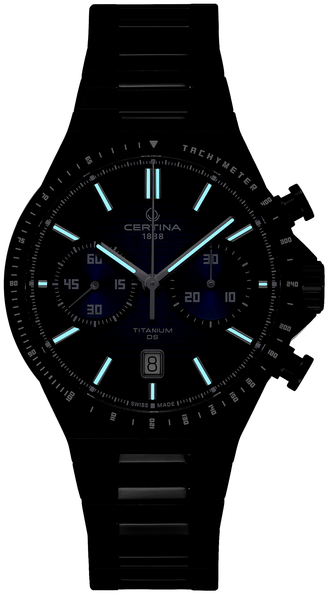 DS-7 Chrono Auto Black Titanium 42mm Certina C043.427.44.041.00 - hover