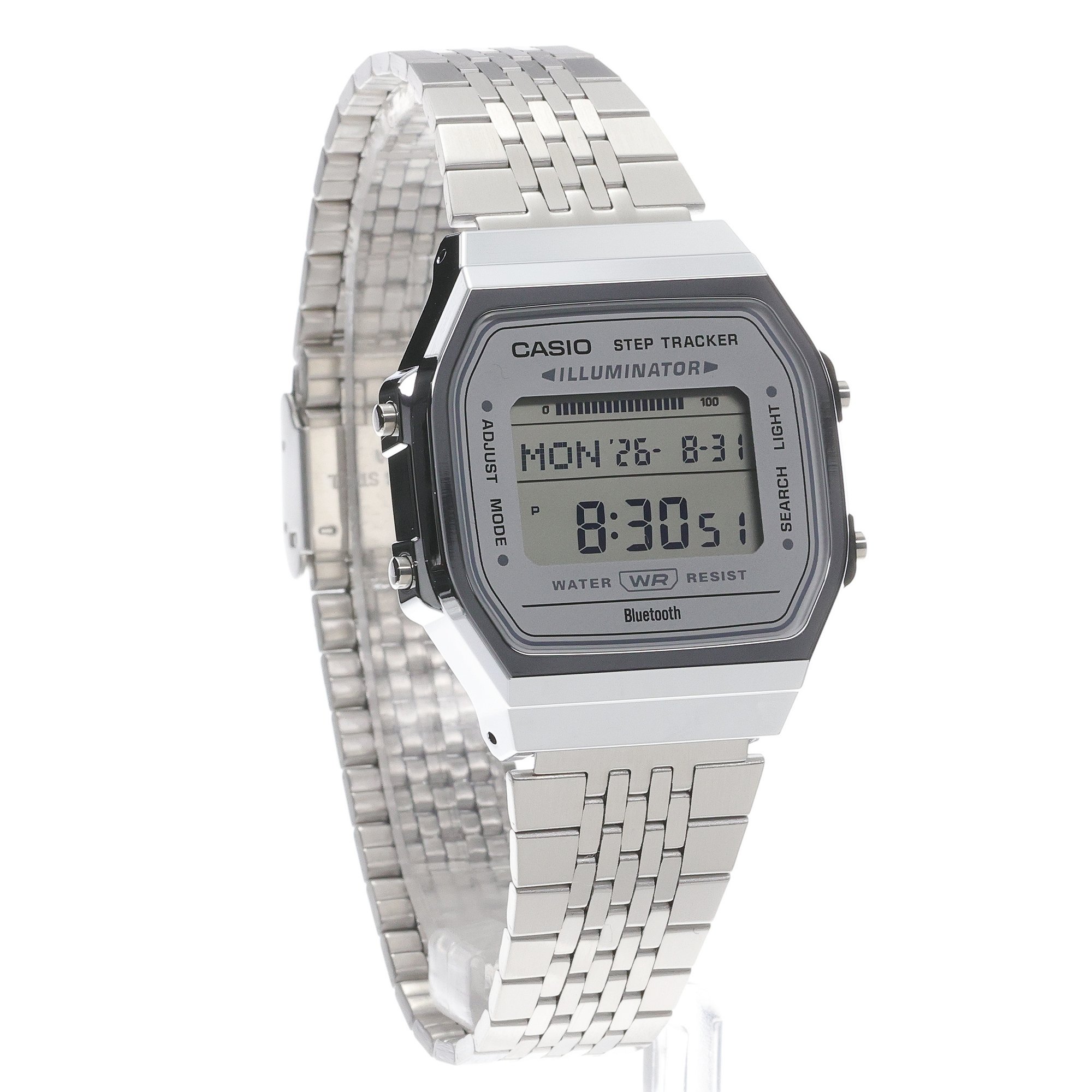 zegarek Casio ABL-100WE-7AEF srebrny Retro