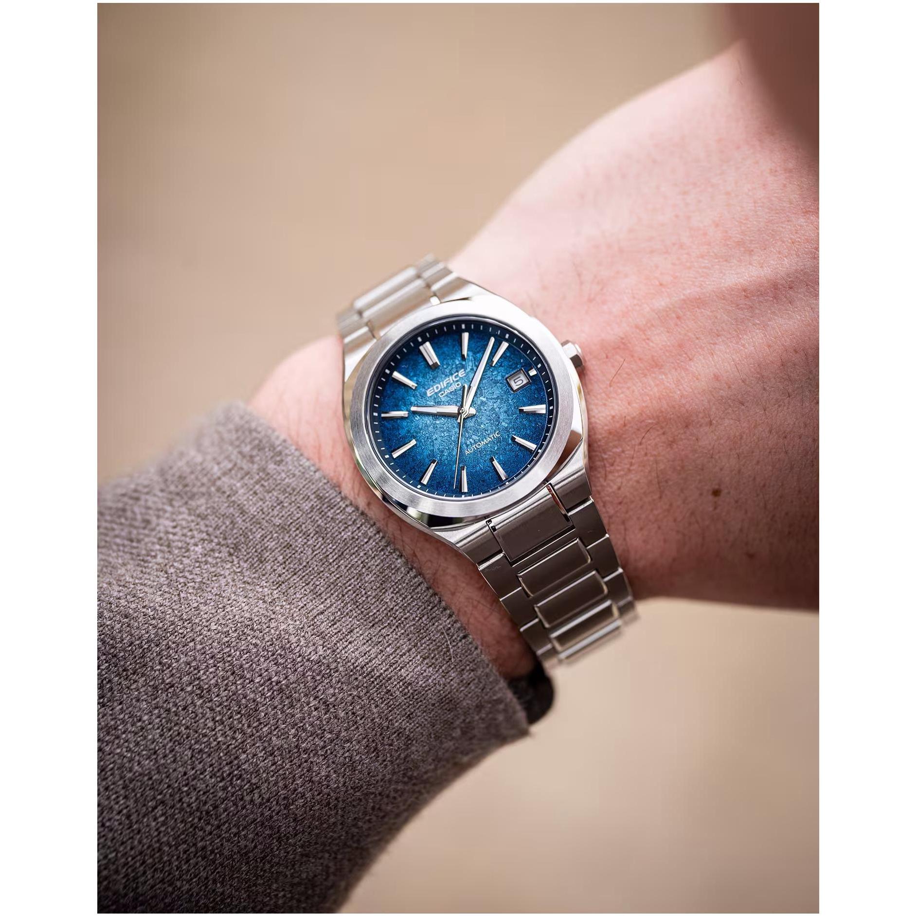 Automatic Electroformed Textured Blue Dial 38 mm Casio EDIFICE EFK-200D-2AER - hover