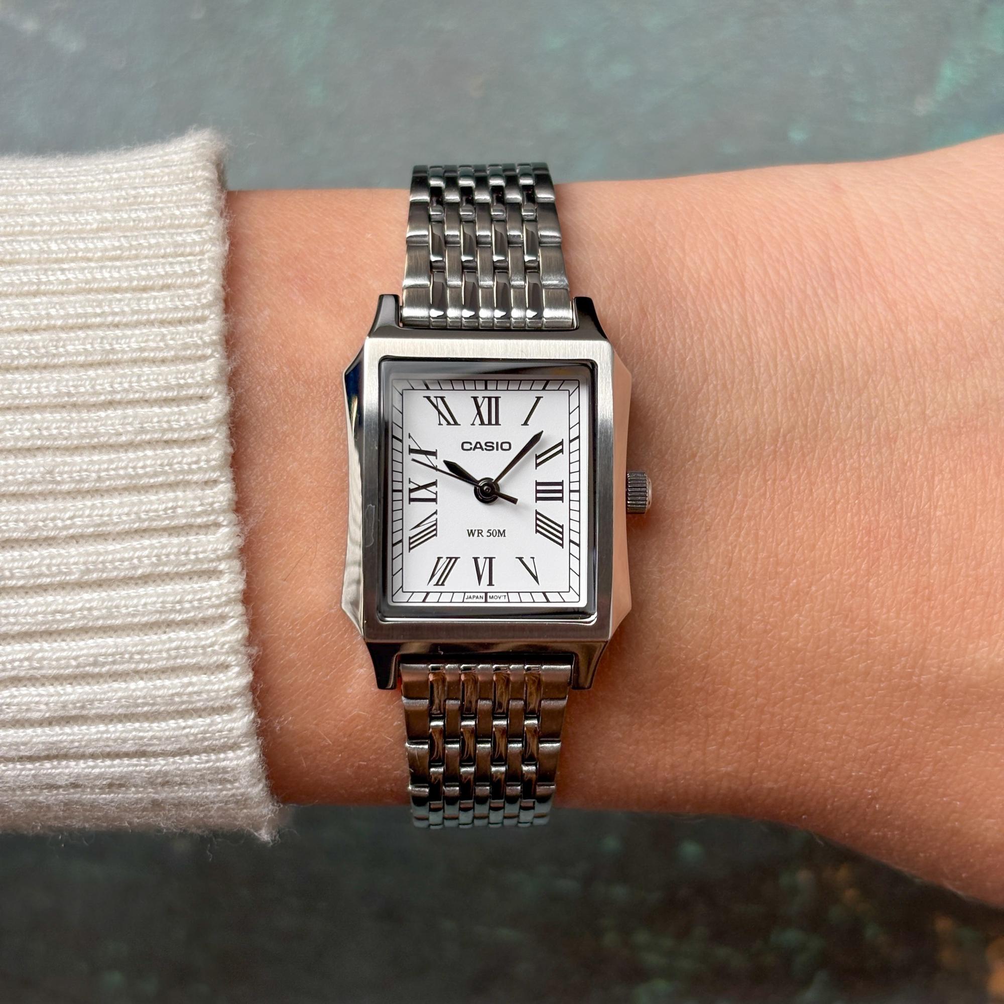 zegarek Casio LTP-B190D-7BVER kwarcowy damski Klasyczne Timeless Collection - miniatura 6